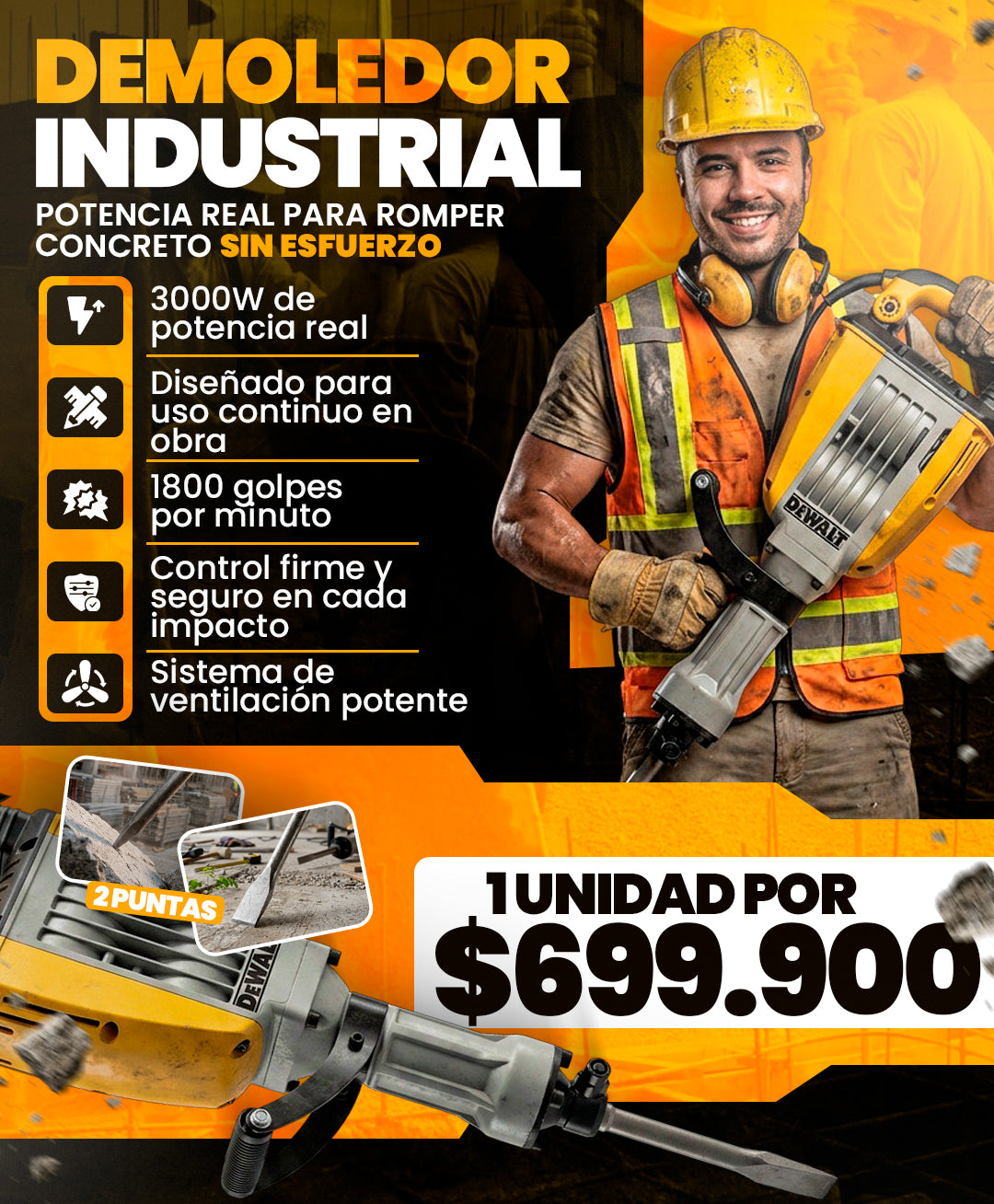 DEMOLEDOR INDUSTRIAL