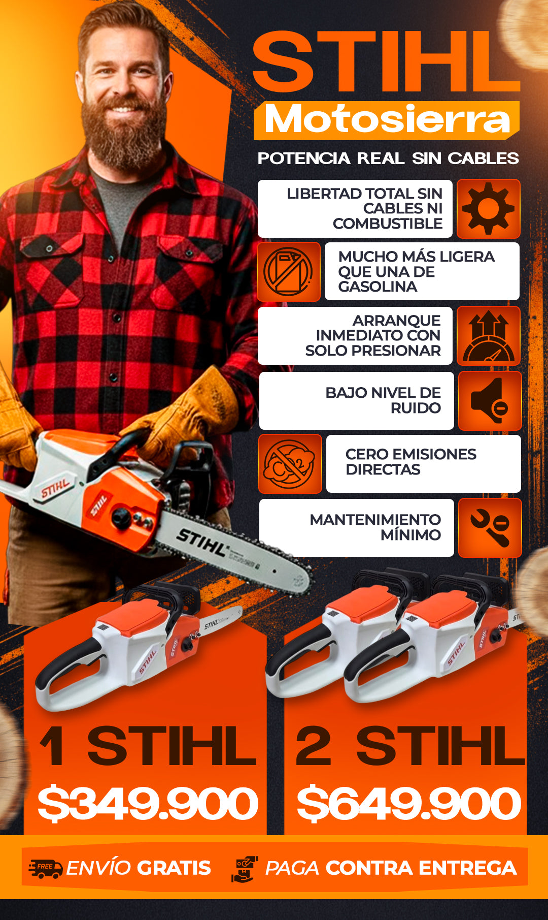 STIHL MOTOSIERRA  ELECTRICA